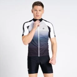 Dare 2b AEP Virtuous Polaire De Randonnée Zippé à Manches Courtes Pour Homme - Noir -Magasin De Vélos aep virtuous polaire de randonnee zippe a manches courtes pour homme noir 3