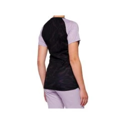 Devant -Magasin De Vélos airmatic womens short sleeve jersey noirlavande 1