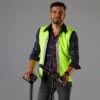 BTWIN GILET VELO SANS MANCHE REVERSIBLE CERTIFIE EPI VISIBILITE JOUR NUIT 560 HOMME -Magasin De Vélos gilet velo sans manche reversible certifie epi visibilite jour nuit 560 homme