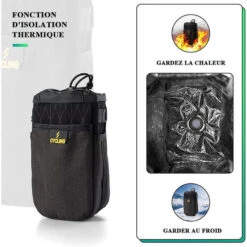 ROCKBROS Sac à Vélo Thermostatique Et étanche, Porte-bouteille VTT Avec Bandoulière -Magasin De Vélos sac a velo thermostatique et etanche porte bouteille vtt avec bandouliere 2