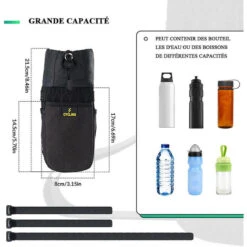 ROCKBROS Sac à Vélo Thermostatique Et étanche, Porte-bouteille VTT Avec Bandoulière -Magasin De Vélos sac a velo thermostatique et etanche porte bouteille vtt avec bandouliere 6