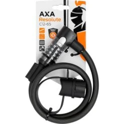 AXA Serrure À Câble Resolute C12-65 Code - Noir