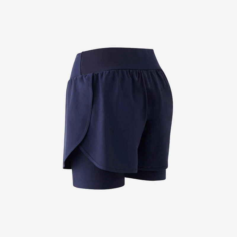 Rockrider SHORT VELO VTT EXPL 100 FEMME BLEU 8 Rockrider SHORT VELO VTT EXPL 100 FEMME BLEU – Image 6